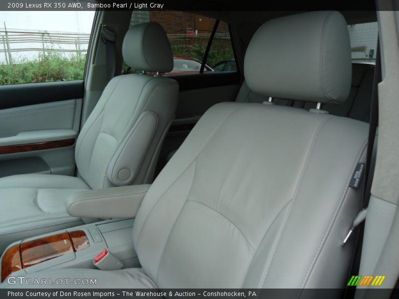 Bamboo Pearl / Light Gray 2009 Lexus RX 350 AWD