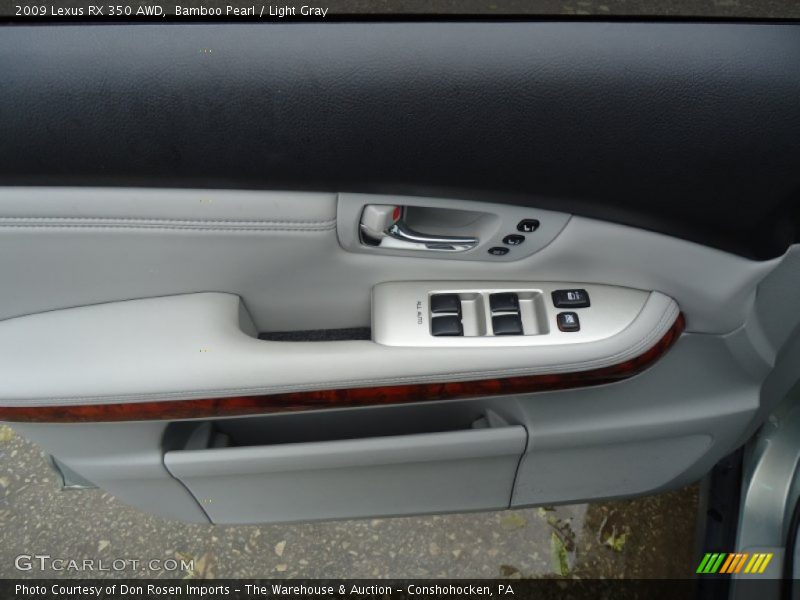 Bamboo Pearl / Light Gray 2009 Lexus RX 350 AWD