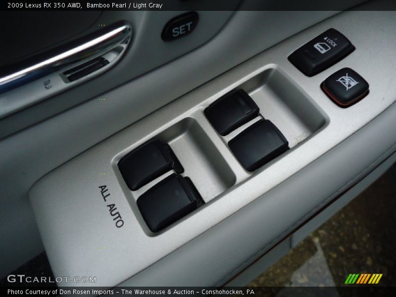 Bamboo Pearl / Light Gray 2009 Lexus RX 350 AWD
