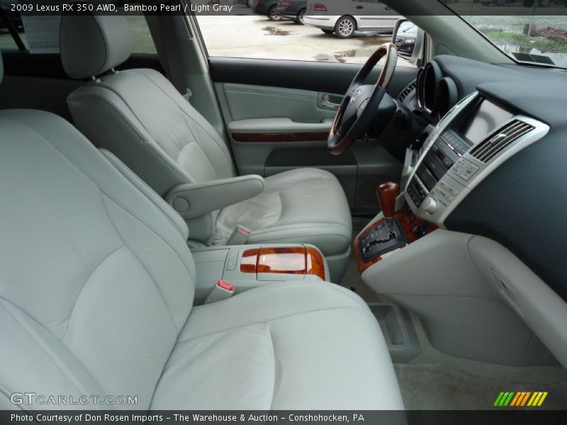 Bamboo Pearl / Light Gray 2009 Lexus RX 350 AWD