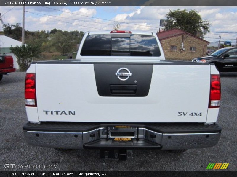 Blizzard White / Almond 2012 Nissan Titan SV King Cab 4x4