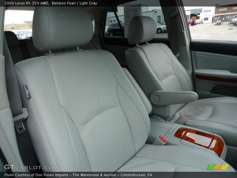 Bamboo Pearl / Light Gray 2009 Lexus RX 350 AWD