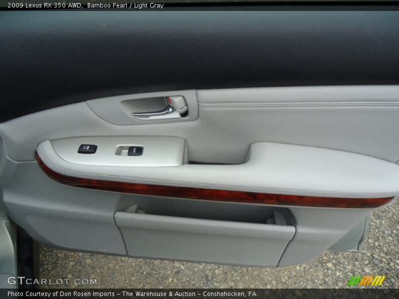 Bamboo Pearl / Light Gray 2009 Lexus RX 350 AWD