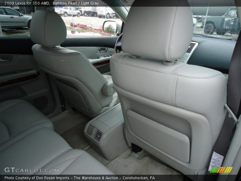 Bamboo Pearl / Light Gray 2009 Lexus RX 350 AWD
