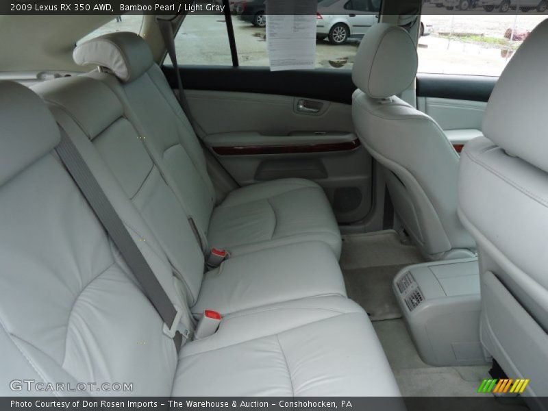 Bamboo Pearl / Light Gray 2009 Lexus RX 350 AWD