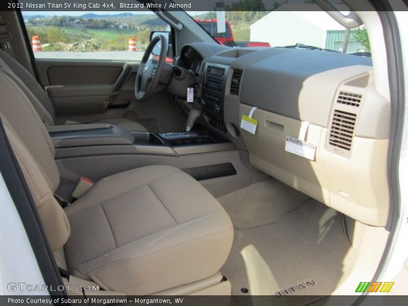 Blizzard White / Almond 2012 Nissan Titan SV King Cab 4x4