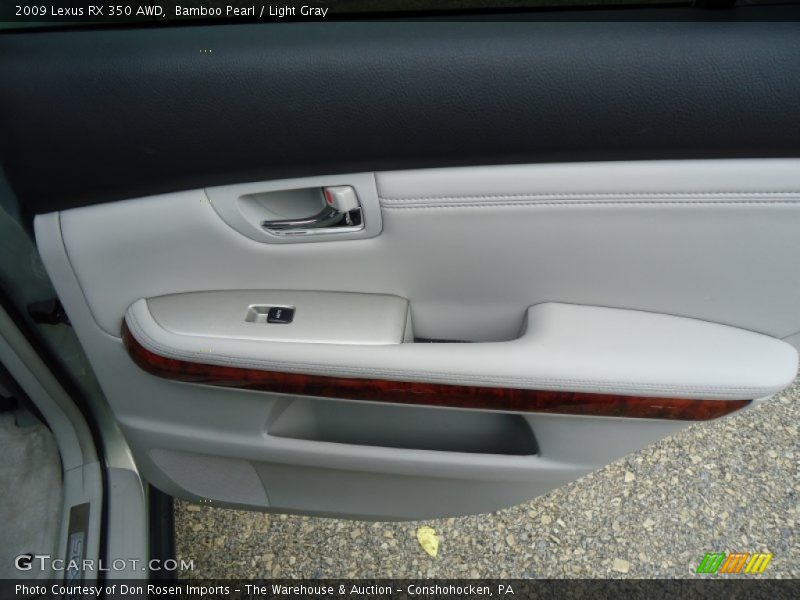 Bamboo Pearl / Light Gray 2009 Lexus RX 350 AWD