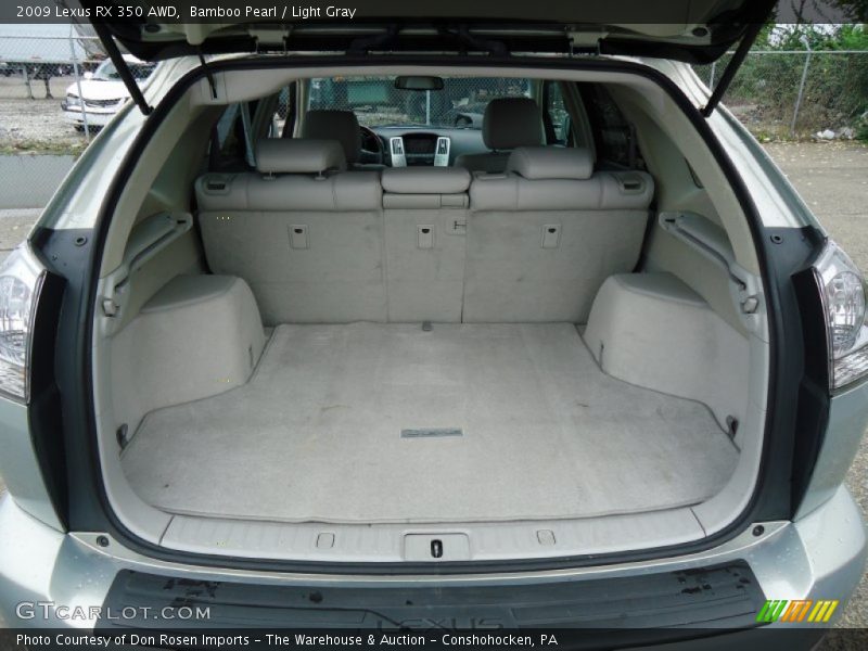 Bamboo Pearl / Light Gray 2009 Lexus RX 350 AWD