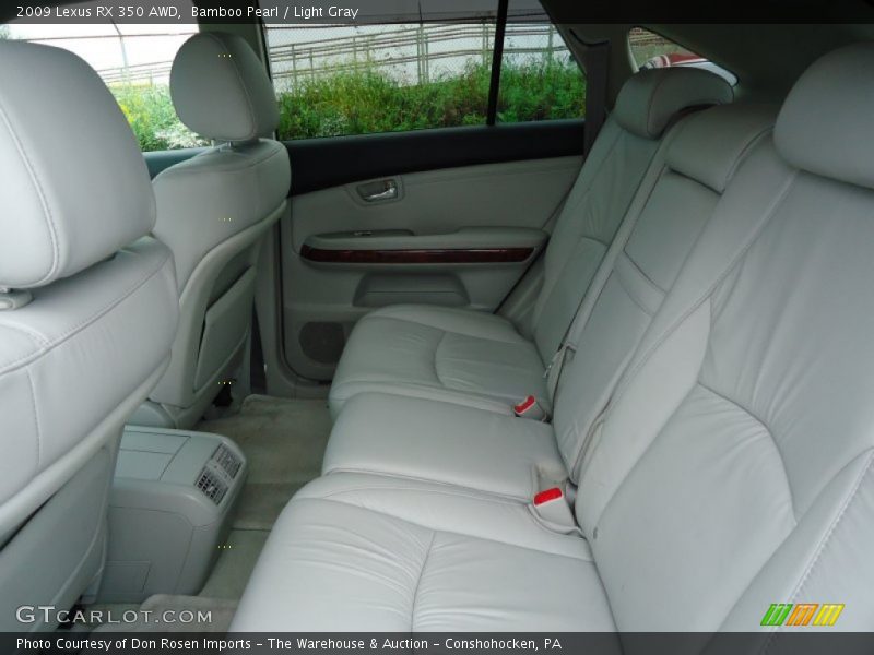 Bamboo Pearl / Light Gray 2009 Lexus RX 350 AWD