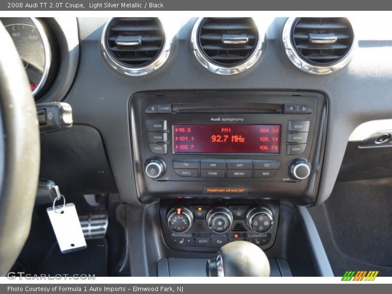 Light Silver Metallic / Black 2008 Audi TT 2.0T Coupe