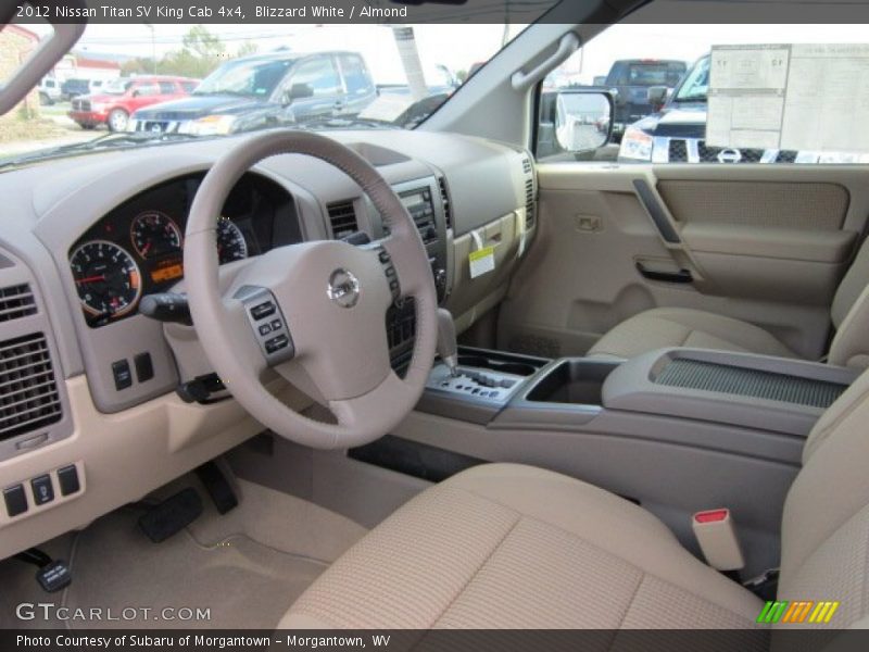  2012 Titan SV King Cab 4x4 Almond Interior