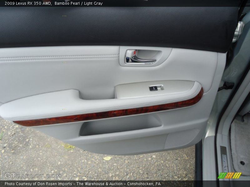 Bamboo Pearl / Light Gray 2009 Lexus RX 350 AWD