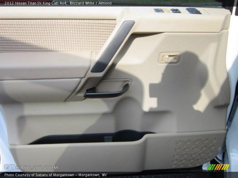 Blizzard White / Almond 2012 Nissan Titan SV King Cab 4x4