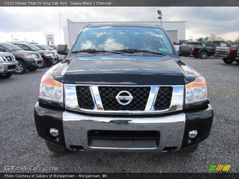 Galaxy Black / Charcoal 2012 Nissan Titan SV King Cab 4x4