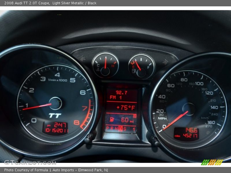 Light Silver Metallic / Black 2008 Audi TT 2.0T Coupe