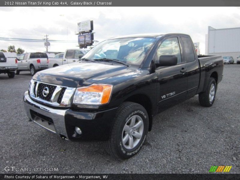 Galaxy Black / Charcoal 2012 Nissan Titan SV King Cab 4x4