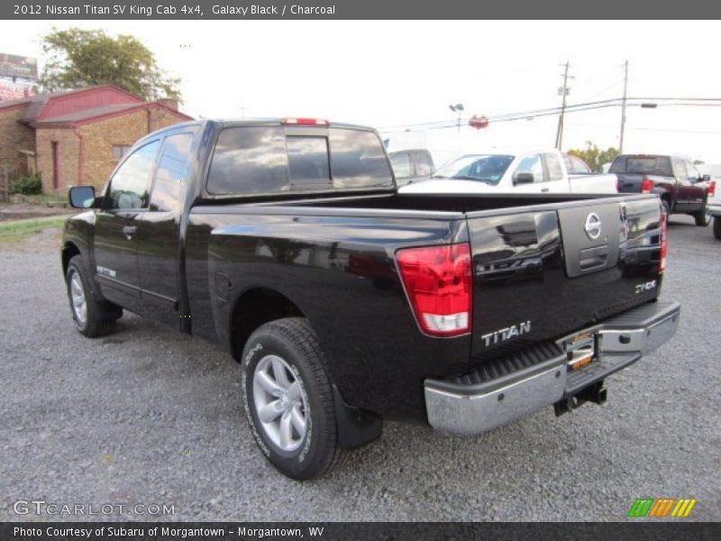 Galaxy Black / Charcoal 2012 Nissan Titan SV King Cab 4x4