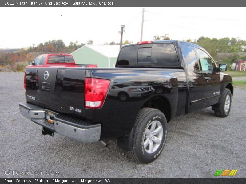 Galaxy Black / Charcoal 2012 Nissan Titan SV King Cab 4x4