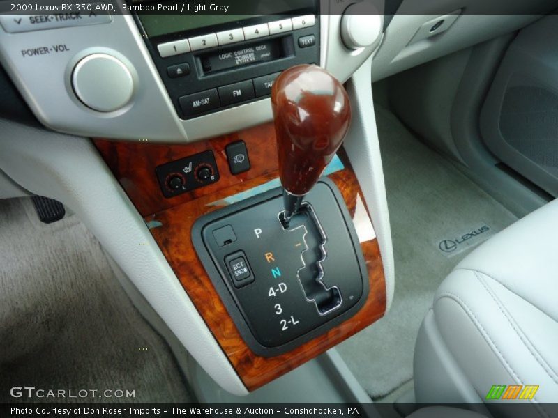 Bamboo Pearl / Light Gray 2009 Lexus RX 350 AWD