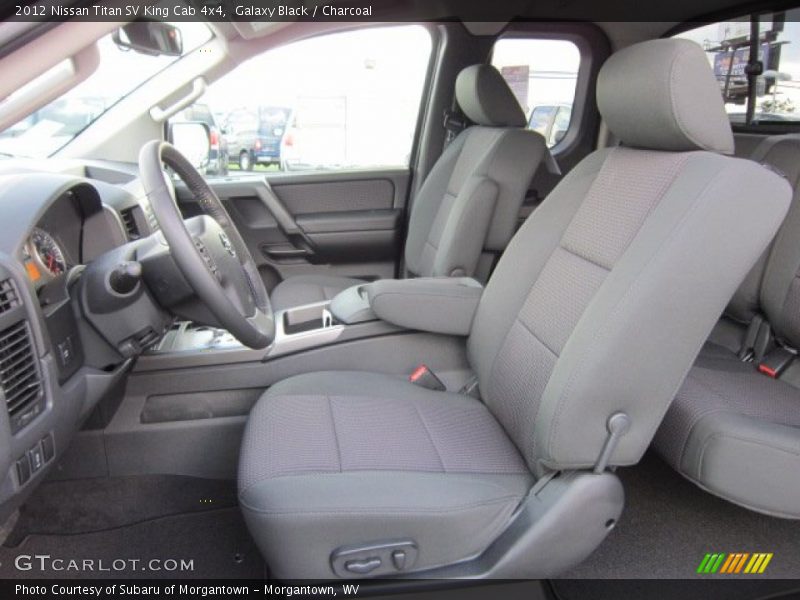  2012 Titan SV King Cab 4x4 Charcoal Interior