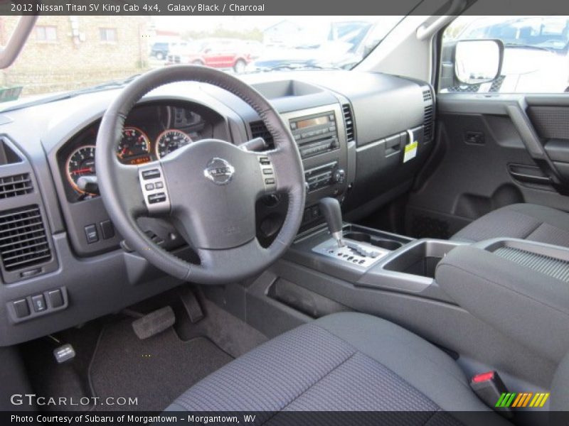  2012 Titan SV King Cab 4x4 Charcoal Interior