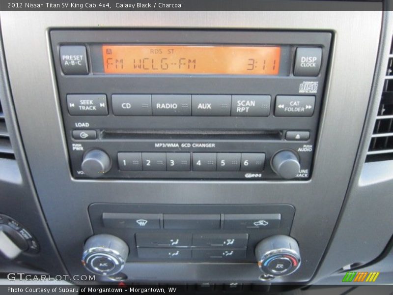 Controls of 2012 Titan SV King Cab 4x4