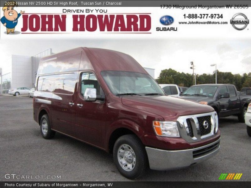 Tuscan Sun / Charcoal 2012 Nissan NV 2500 HD SV High Roof