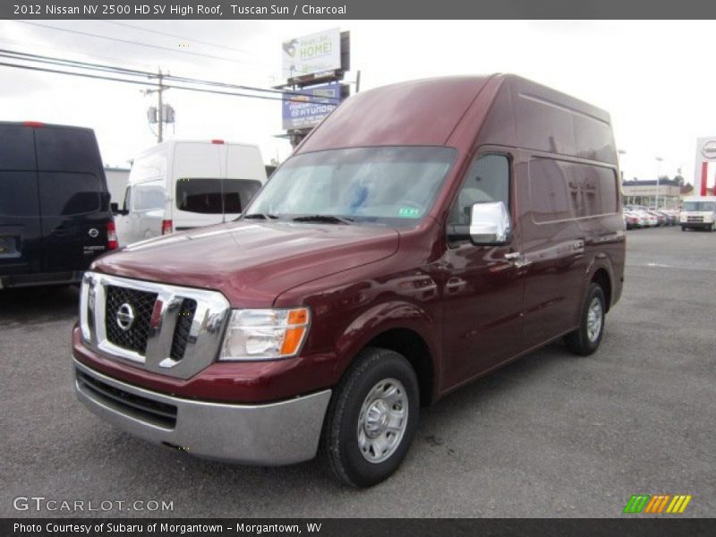 Tuscan Sun / Charcoal 2012 Nissan NV 2500 HD SV High Roof