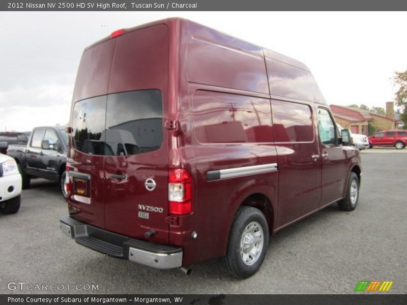 Tuscan Sun / Charcoal 2012 Nissan NV 2500 HD SV High Roof