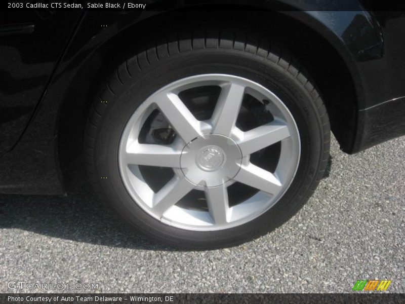Sable Black / Ebony 2003 Cadillac CTS Sedan