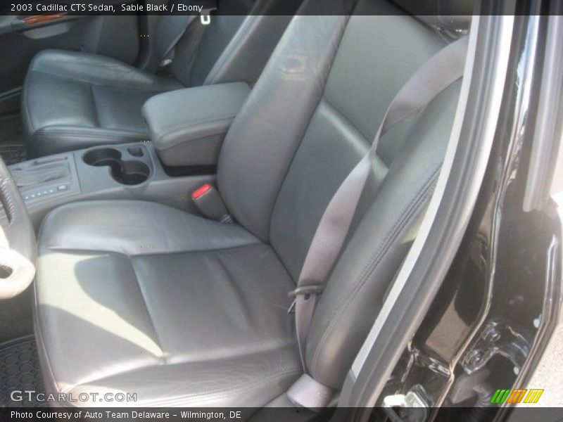 Sable Black / Ebony 2003 Cadillac CTS Sedan