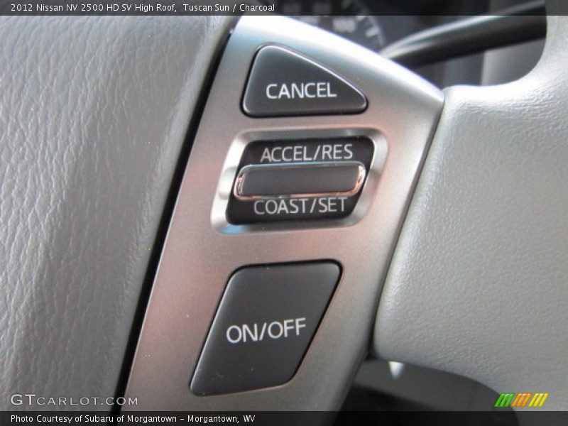 Controls of 2012 NV 2500 HD SV High Roof