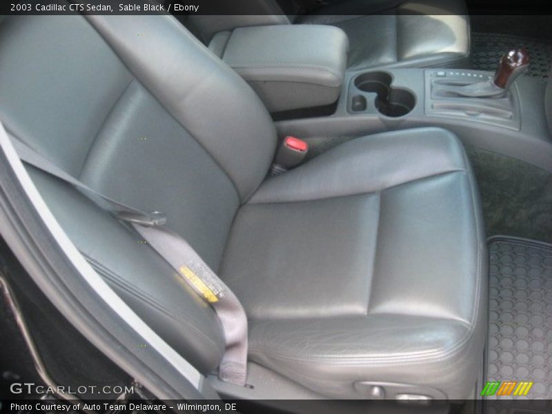 Sable Black / Ebony 2003 Cadillac CTS Sedan