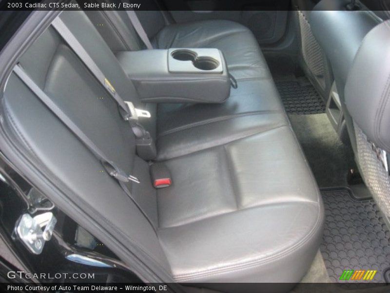 Sable Black / Ebony 2003 Cadillac CTS Sedan