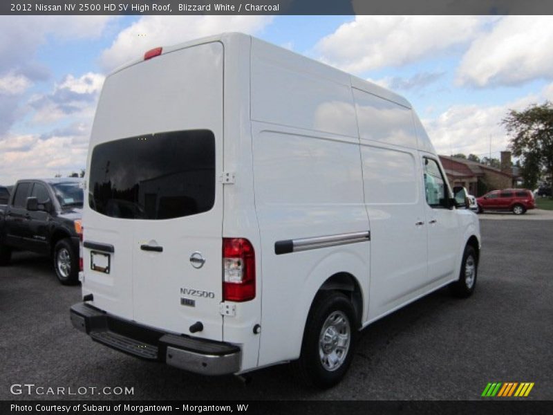 Blizzard White / Charcoal 2012 Nissan NV 2500 HD SV High Roof