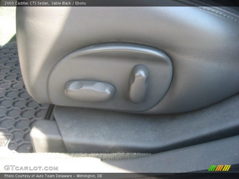 Sable Black / Ebony 2003 Cadillac CTS Sedan