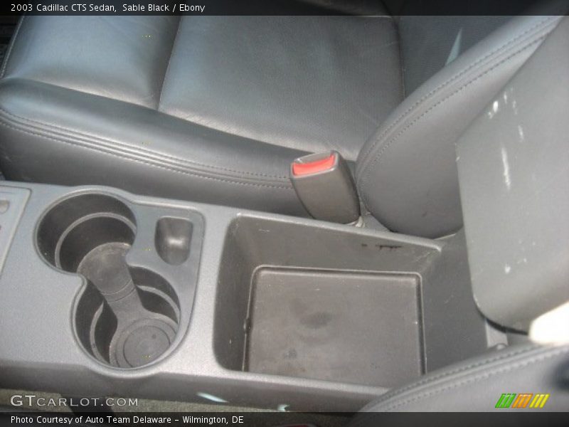 Sable Black / Ebony 2003 Cadillac CTS Sedan