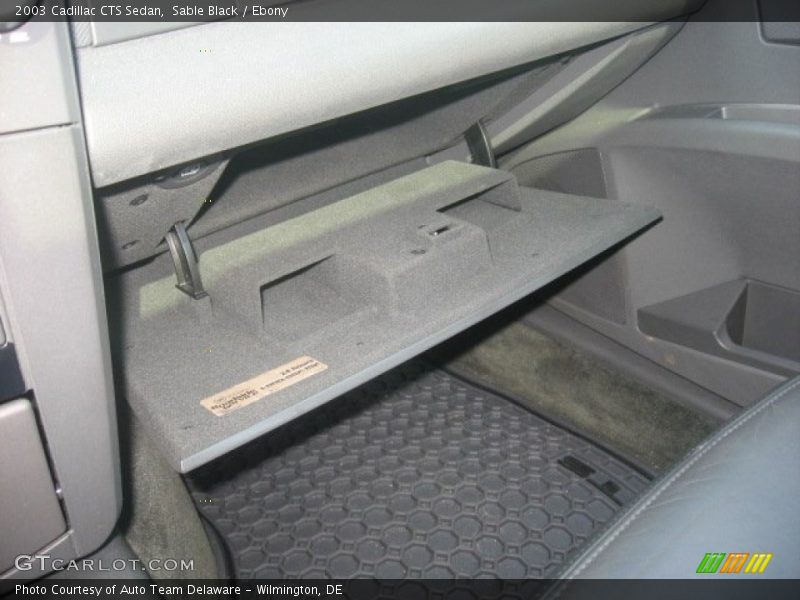 Sable Black / Ebony 2003 Cadillac CTS Sedan