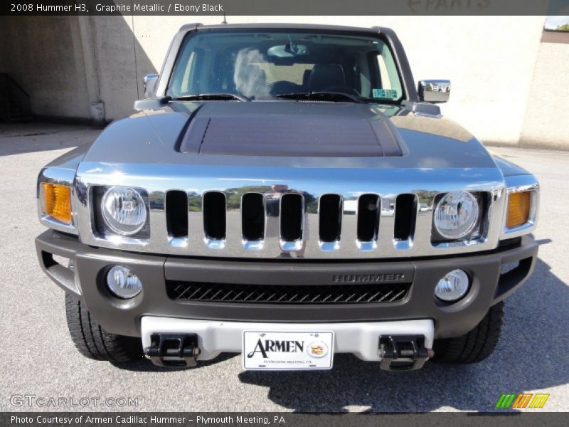 Graphite Metallic / Ebony Black 2008 Hummer H3