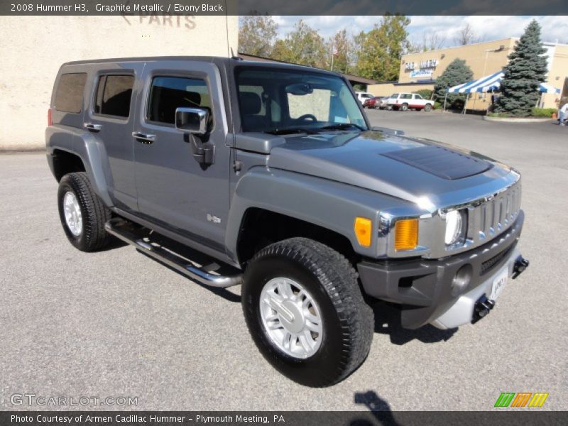Graphite Metallic / Ebony Black 2008 Hummer H3