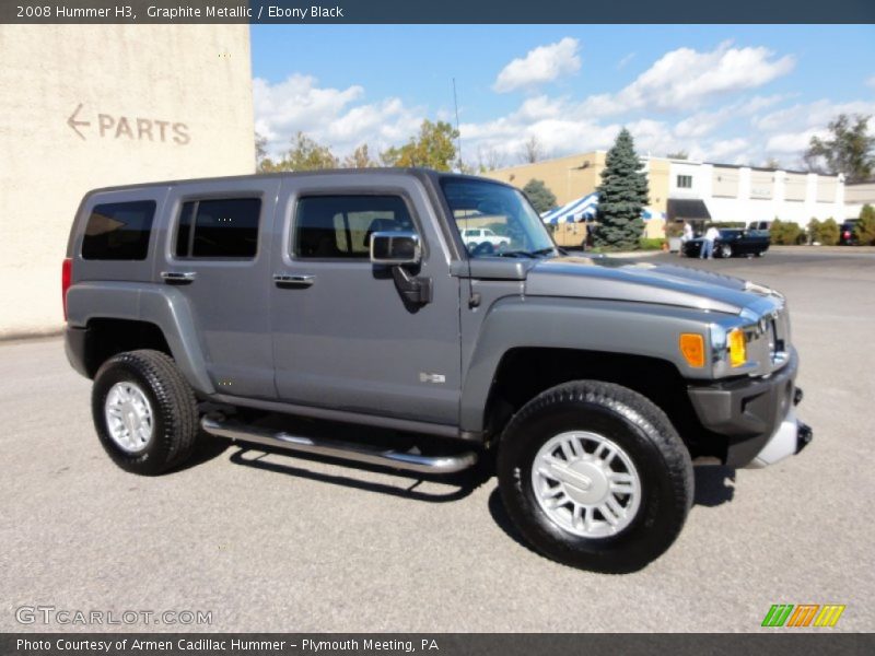 Graphite Metallic / Ebony Black 2008 Hummer H3