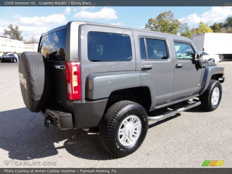 Graphite Metallic / Ebony Black 2008 Hummer H3