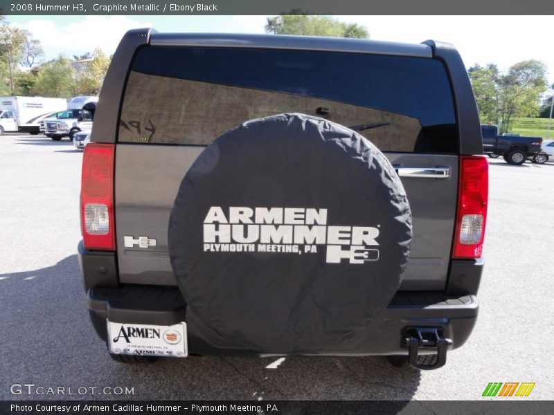 Graphite Metallic / Ebony Black 2008 Hummer H3