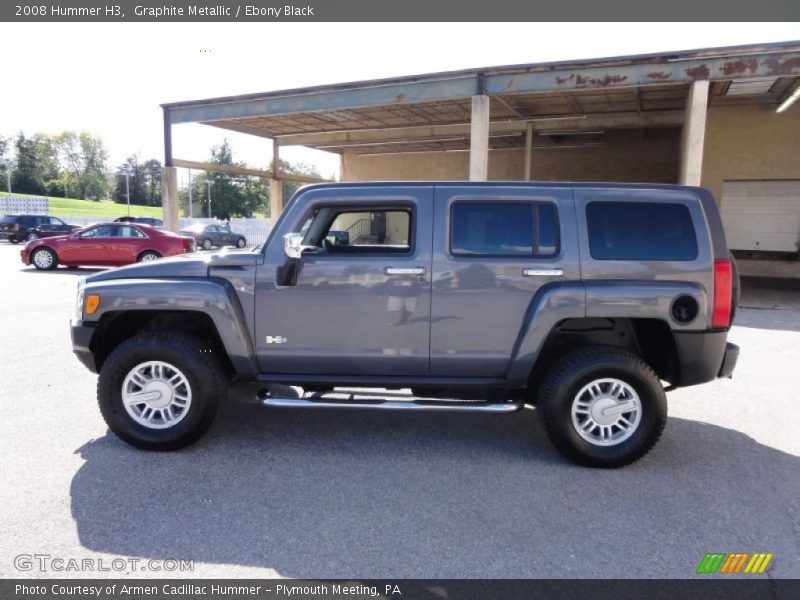 Graphite Metallic / Ebony Black 2008 Hummer H3