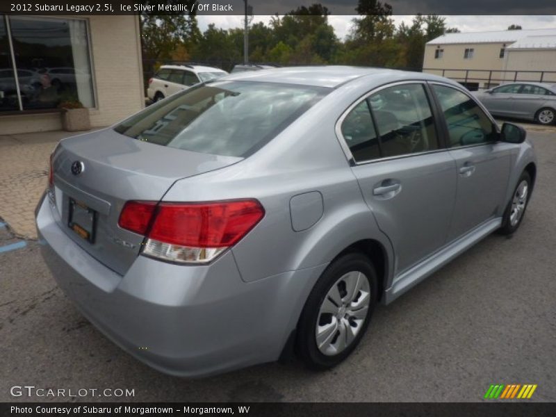 Ice Silver Metallic / Off Black 2012 Subaru Legacy 2.5i