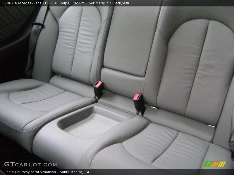 Iridium Silver Metallic / Black/Ash 2007 Mercedes-Benz CLK 350 Coupe