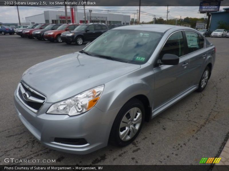 Ice Silver Metallic / Off Black 2012 Subaru Legacy 2.5i