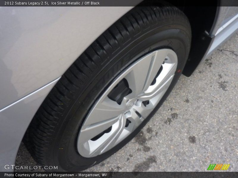 Ice Silver Metallic / Off Black 2012 Subaru Legacy 2.5i