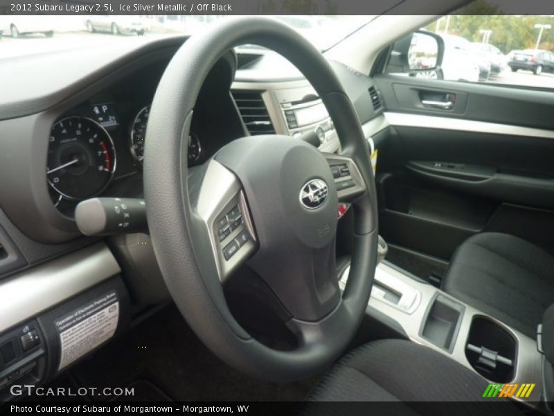 Ice Silver Metallic / Off Black 2012 Subaru Legacy 2.5i