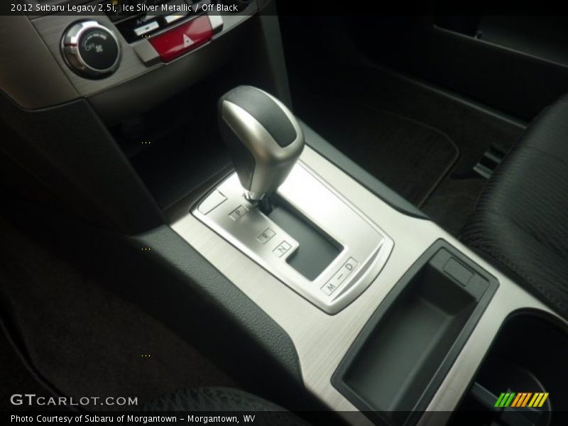 Ice Silver Metallic / Off Black 2012 Subaru Legacy 2.5i